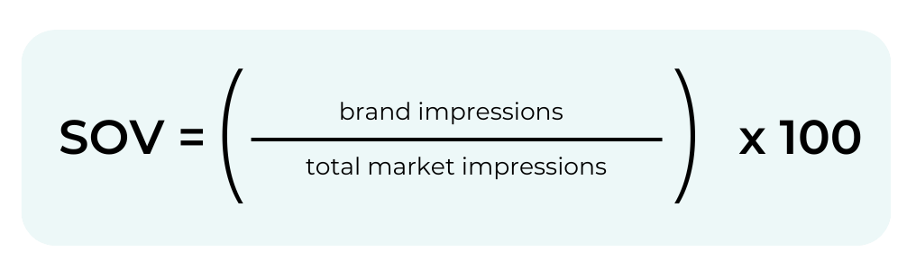 SOV formula